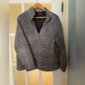 Winter three quarter zip fleece